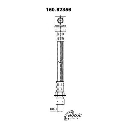 Centric Brake Hose, Parts 150.62356 150.62356